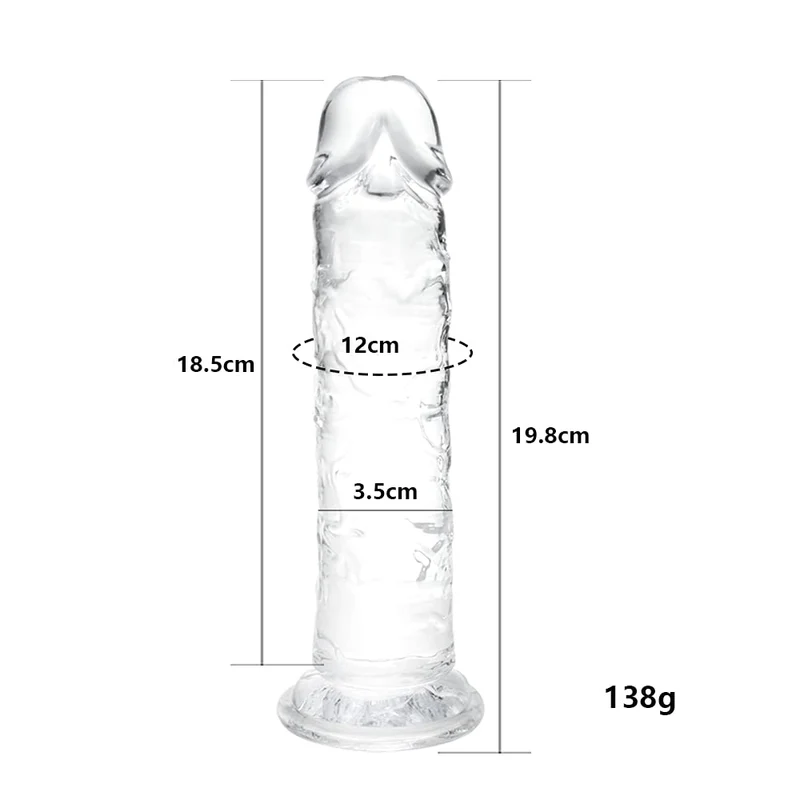 Dildo für Frauen, weiche realistische Anfänger Sexspielzeug, Jelly Dildo für Frauen, Paare, Erwachsene, Sexspielzeug & Spiele
