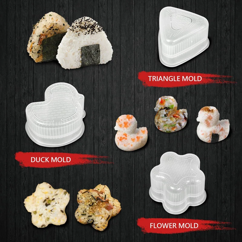 Sushi Set, 20-teiliges Kit für Anfänger, um sich selbst Sushi zu machen, Sushi-Platte mit Reisrollenformen, Gabel, Messer, Rollmatte, Sticks
