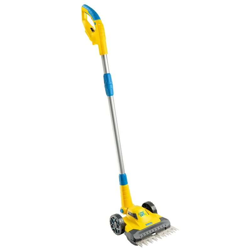 Rasentrimmer & Kantenschneider FineCut Varianten 18V Set | 25 cm Schnittbreite für Rasenkanten & kleine Gärten | inkl. Bosch Akku & Ladegerät | Ideal als Ergänzung zum Mähroboter, Gelb und Blau, Auswahl Varianten
