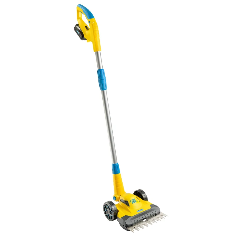 Rasentrimmer & Kantenschneider FineCut Varianten 18V Set | 25 cm Schnittbreite für Rasenkanten & kleine Gärten | inkl. Bosch Akku & Ladegerät | Ideal als Ergänzung zum Mähroboter, Gelb und Blau, Auswahl Varianten
