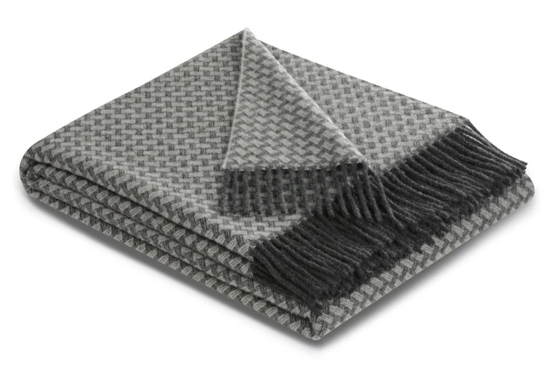 Biederlack Plaid Vivo 130x170 antracite