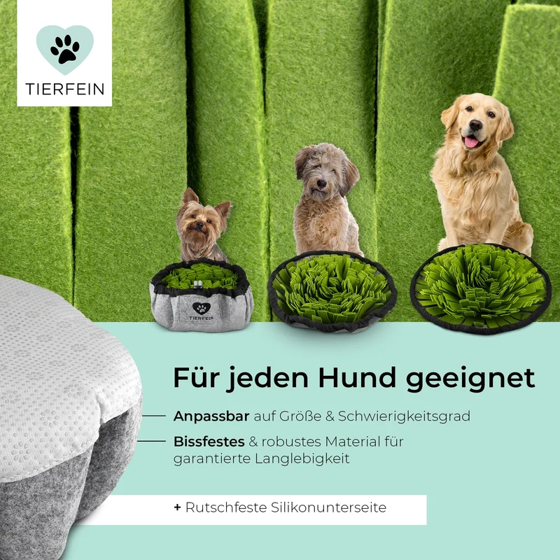 Intelligentes Hundespielzeug für kleine und grosse Hunde - Waschbare und einstellbare Grösse - Welpenspielzeug & Intelligenztraining für Hunde