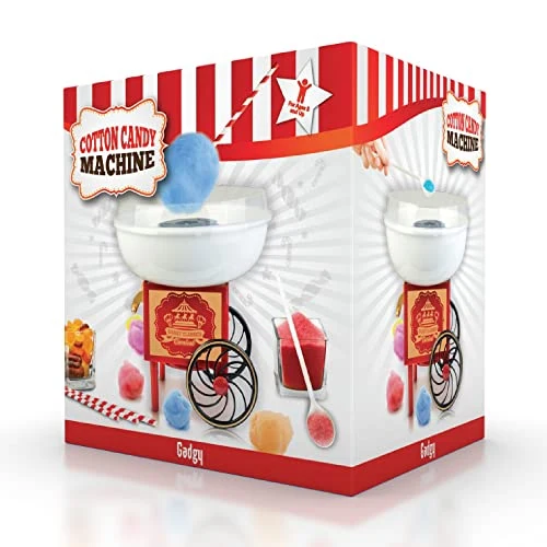 Zuckerwattemaschine für zuhause - Zuckerwatte Maschine für Zucker oder Bonbons - Cotton Candy Machine - Zuckerwatte für Kinderfest, Geburtstag und Party - Rosa