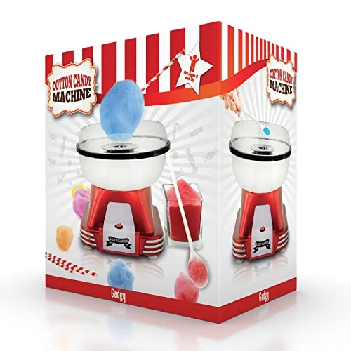 Zuckerwattemaschine für zuhause - Zuckerwatte Maschine für Zucker oder Bonbons - Cotton Candy Machine - Zuckerwatte für Kinderfest, Geburtstag und Party - Rosa