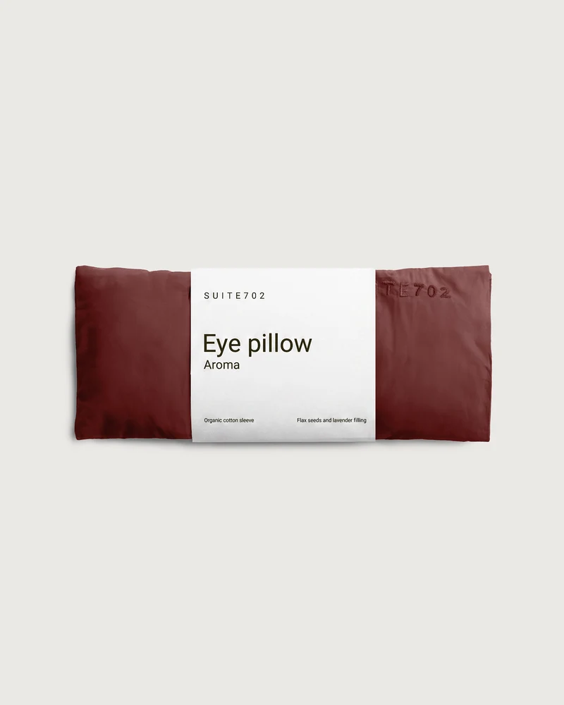 Aroma Eye Pillow Brique Red