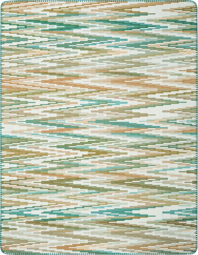 Biederlack Wohndecke Mission Teal 150x200
