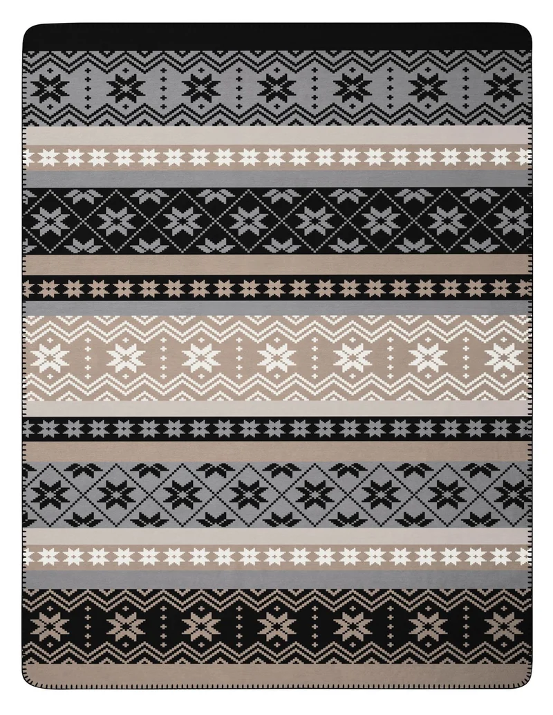 Biederlack Wohndecke Winter Braid 150x200