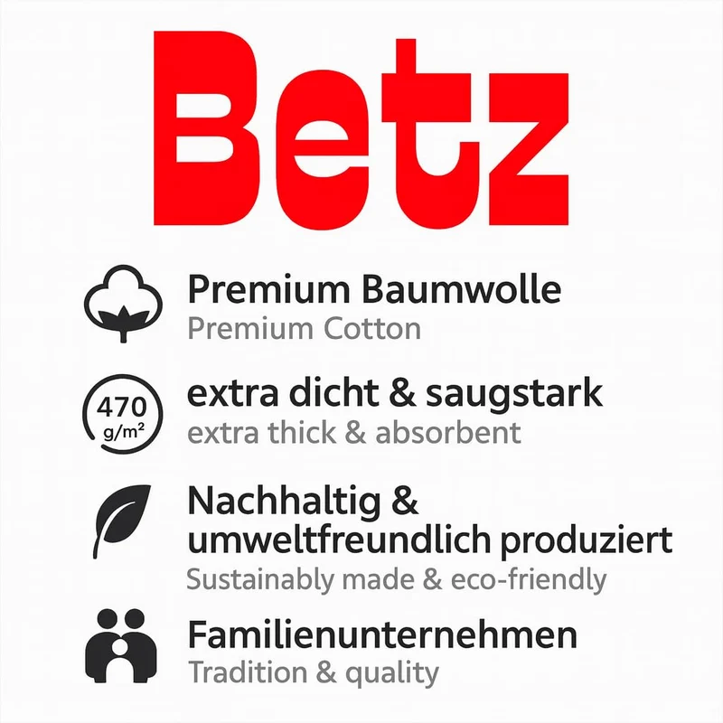 12-teilige Handtuch Set Premium Handtuch Set 100% Baumwolle 2 Badetücher 4 Handtücher 2 Gästehandtücher 2 Flanell