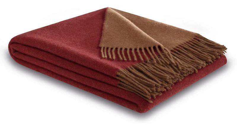 Biederlack Kaschmirplaid 130x170 pepper-cashew