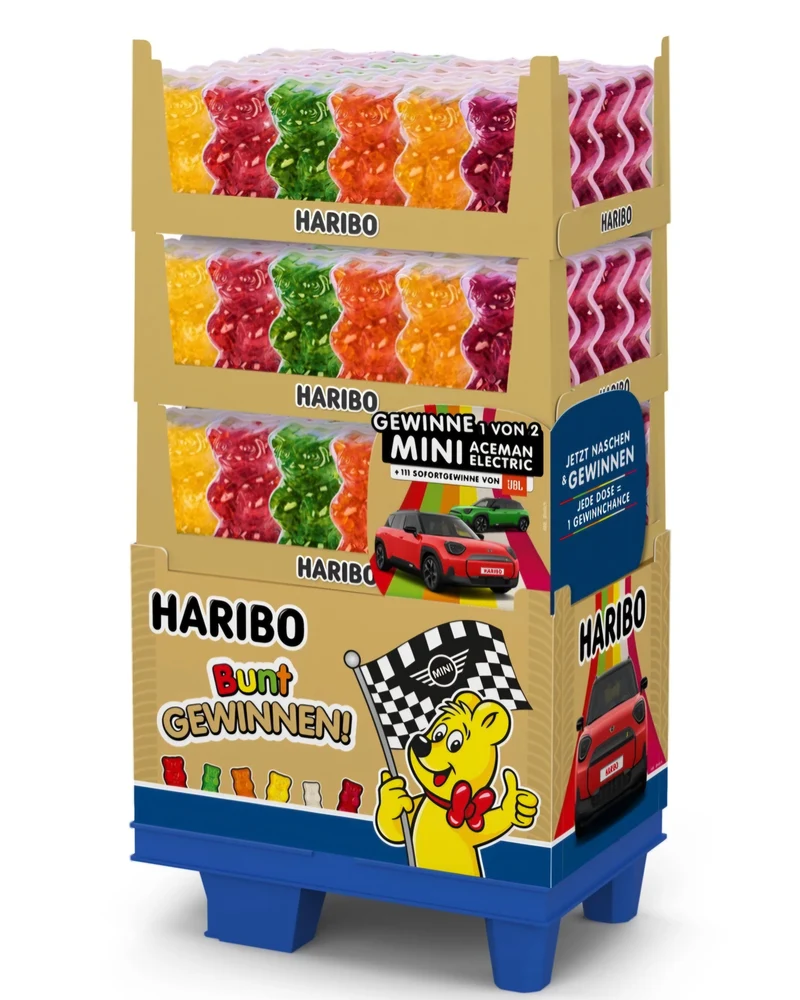 haribo goldbären 6-fach sortiert, Palette à 72 Packungen / NEU & OVP - Gratis Lieferung!