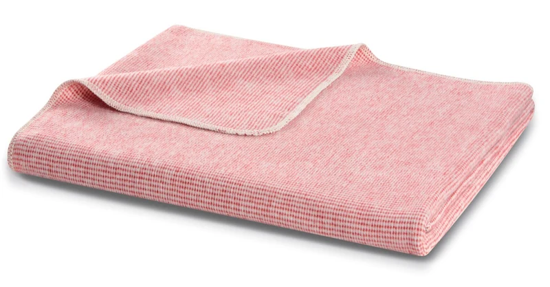 Biederlack Wohndecke Cotton Comfort 150x200 Pearl red