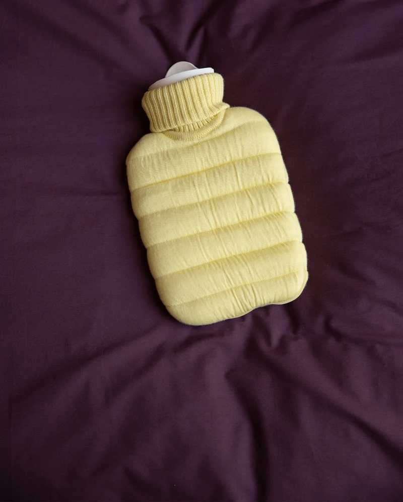 Mini Puffy Warmwaterkruik Butter Yellow