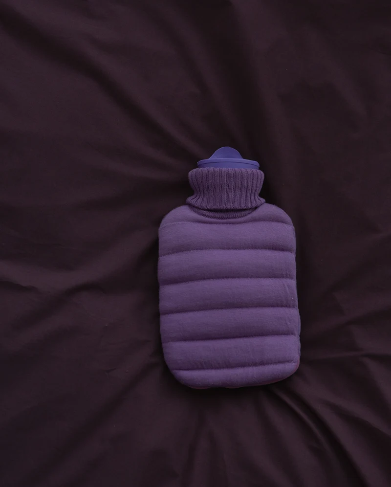 Mini Puffy Warmwaterkruik Purple