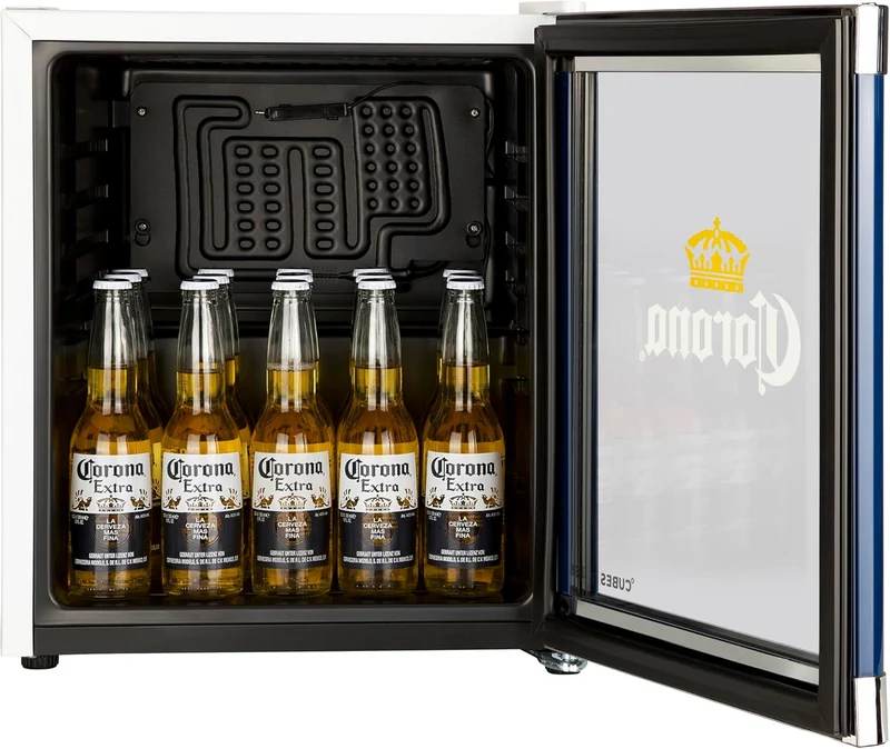 Corona Kühlschrank 48L Kapazität / Glastür / 4 Regale - NEU & OVP!