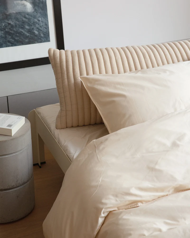 bedMATE Kussenhoes Puffy Beige
