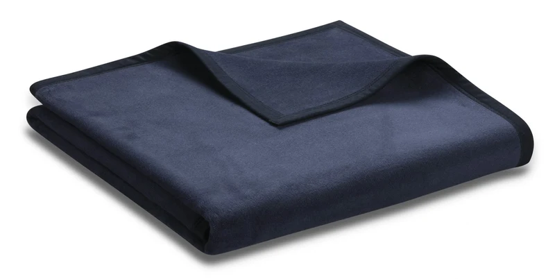 Biederlack Wohndecke Unicolour 150x200 dunkelblau
