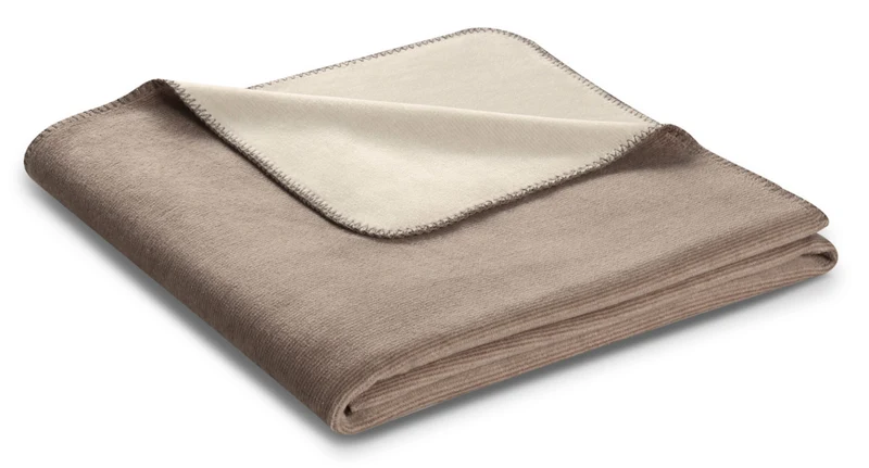 Biederlack Wohndecke Melange Doubleface 150x200 sand-natur