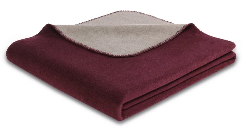 Biederlack Wohndecke Doubleface 150x200 feige-taupe