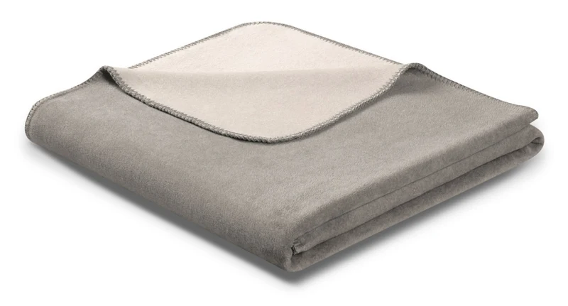 Biederlack Wohndecke Doubleface 150x200 graphit-rauch