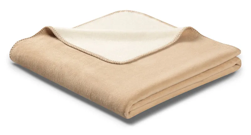 Biederlack Wohndecke Doubleface 150x200 oasis-ecru
