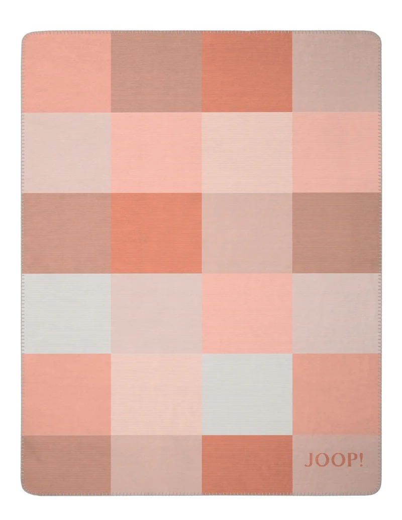 Joop Wohndecke Mosaic apricot-sand