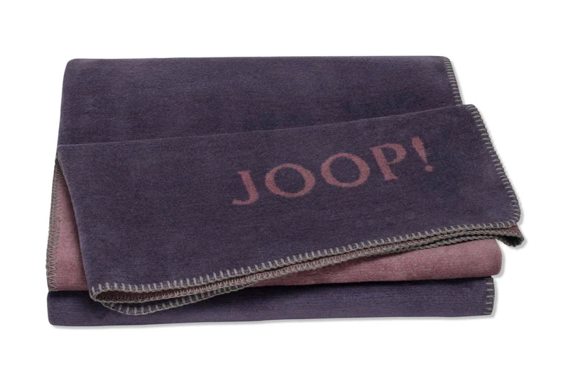 JOOP Wohndecke Melange Doubleface violett-mauve