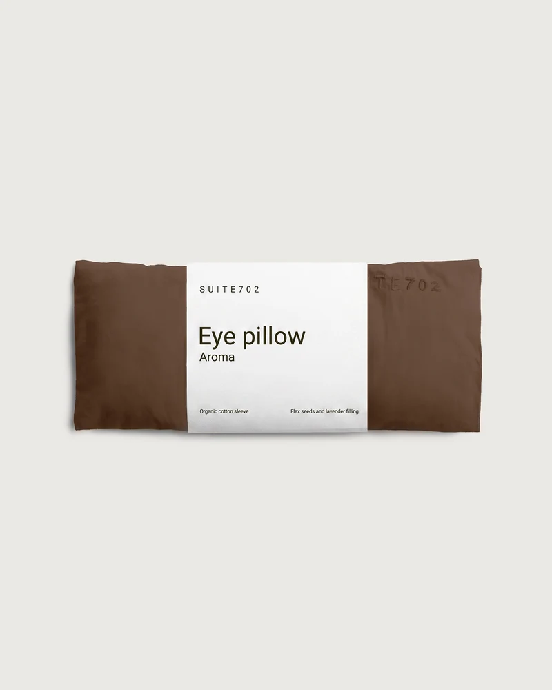 Aroma Eye Pillow Coffee Brown