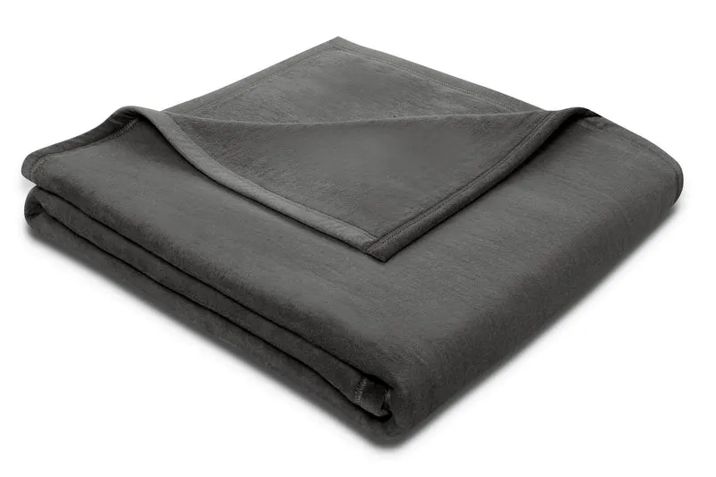 Biederlack Wohndecke Cotton Sense 150x200 schiefer