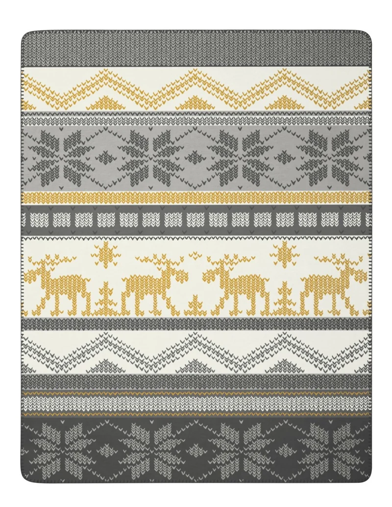 Biederlack Wohndecke Winter Knit 150x200