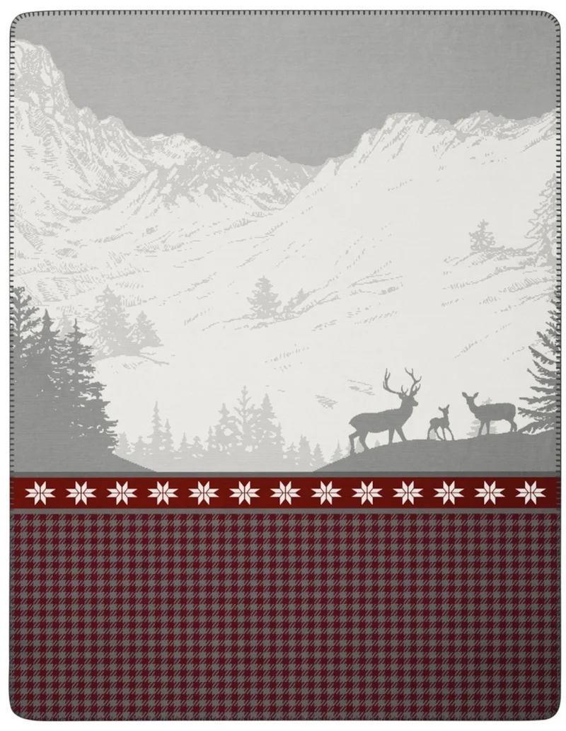 Biederlack Wohndecke Alp View 150x200