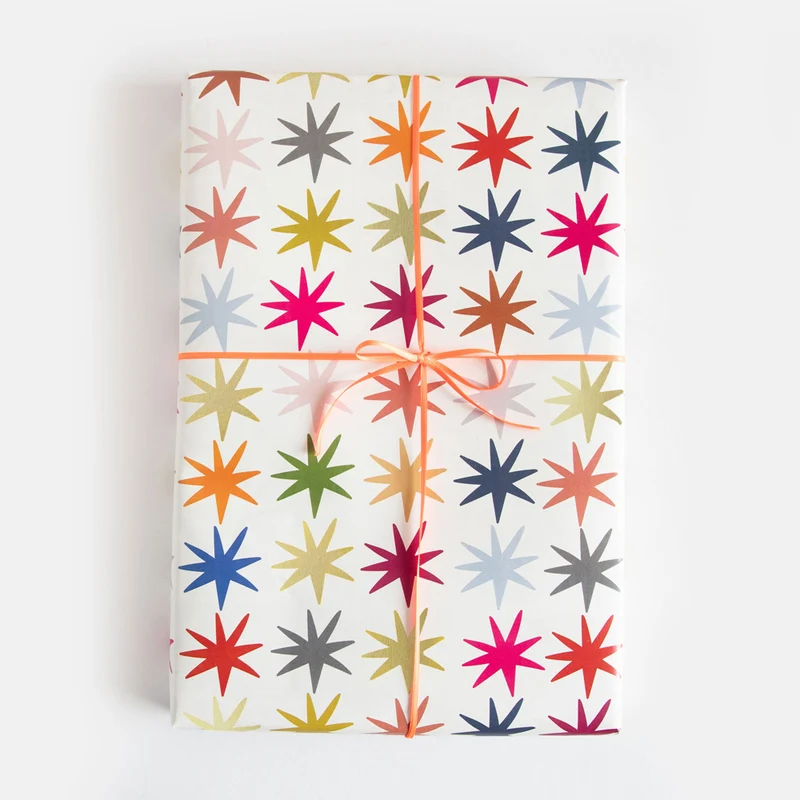 Colourful Stars Wrapping Paper