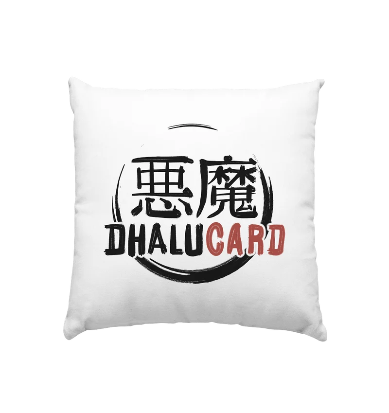 Dhalucard Logo - Kissen 40x40cm