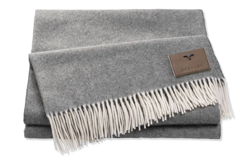 JOOP Kaschmirplaid Noble graphit