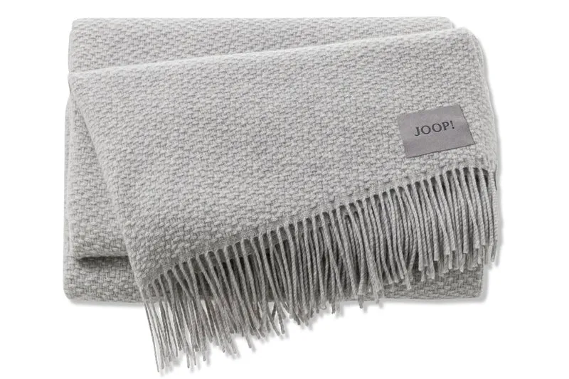 JOOP Plaid Fine-Woven silber