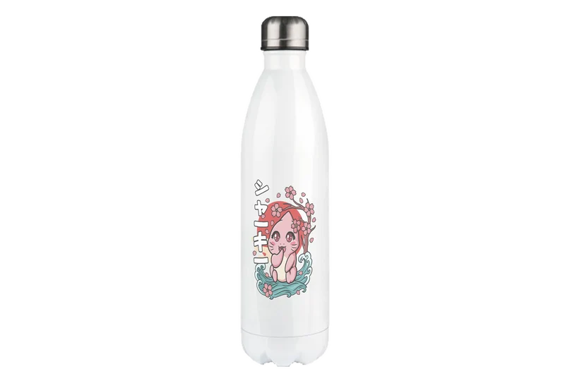xMissSharkyx Kirschblüten - Edelstahl Thermoflaschen / Thermobecher