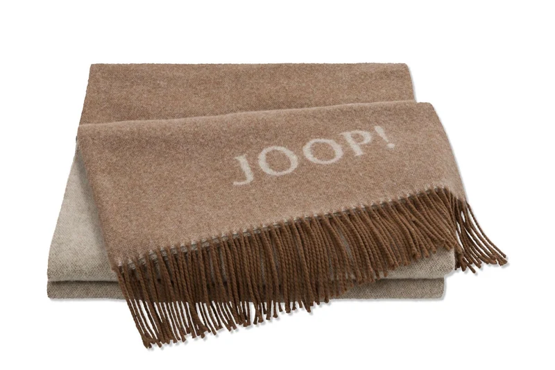 JOOP Plaid Fine-Doubleface taupe-beige