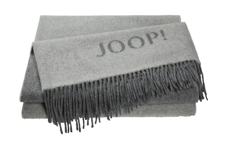 JOOP Plaid Fine-Doubleface graphit-schiefgrau