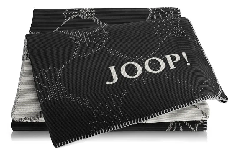 JOOP Wohndecke Cornflower schwarz