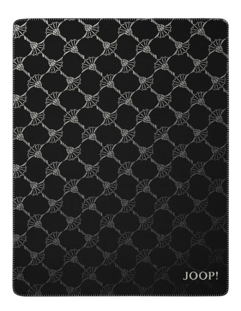 JOOP Wohndecke Cornflower schwarz