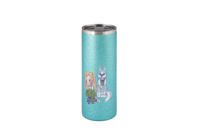 StaceyLucia Wolf Chibi - Edelstahl Thermoflaschen / Thermobecher