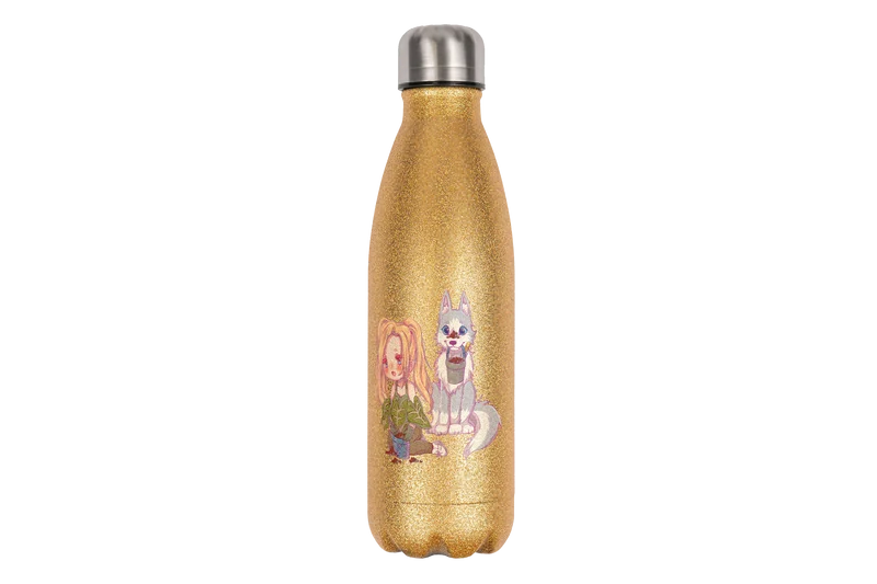 StaceyLucia Wolf Chibi - Edelstahl Thermoflaschen / Thermobecher