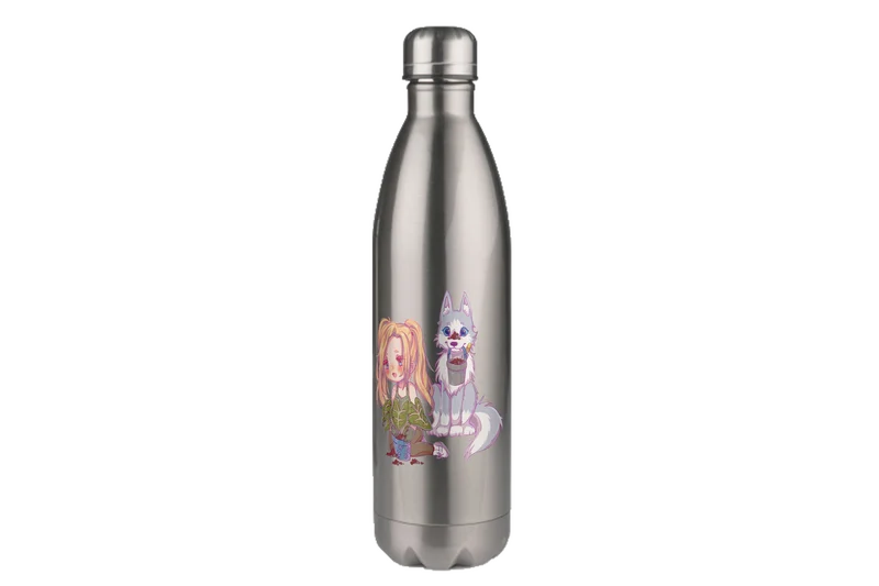 StaceyLucia Wolf Chibi - Edelstahl Thermoflaschen / Thermobecher