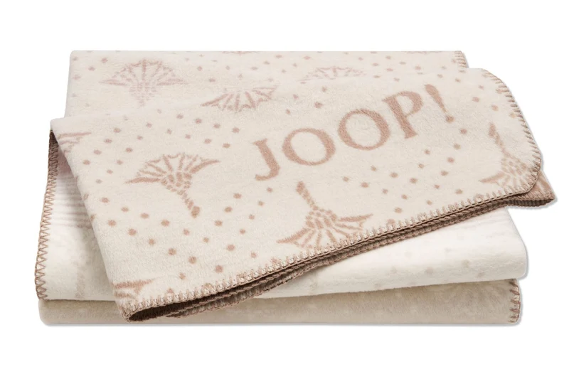 JOOP Wohndecke Cornflower Charm nude
