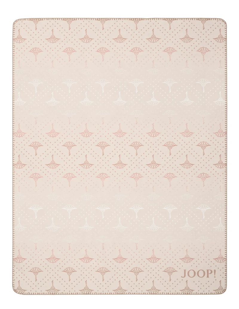 JOOP Wohndecke Cornflower Charm nude