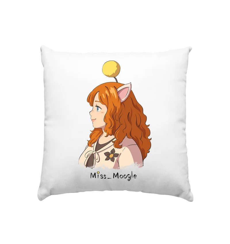Miss_Moogle Logo colour - Kissen 40x40cm