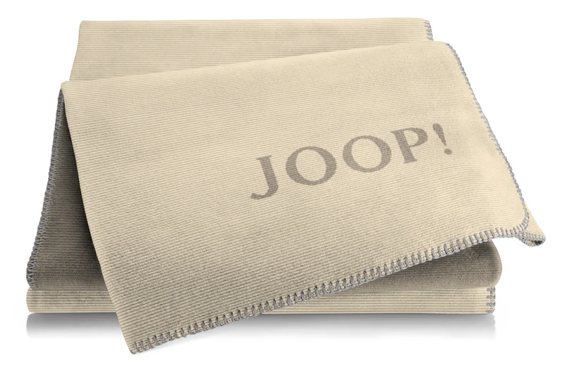 JOOP Wohndecke Melange Doubleface cashew-kastanie