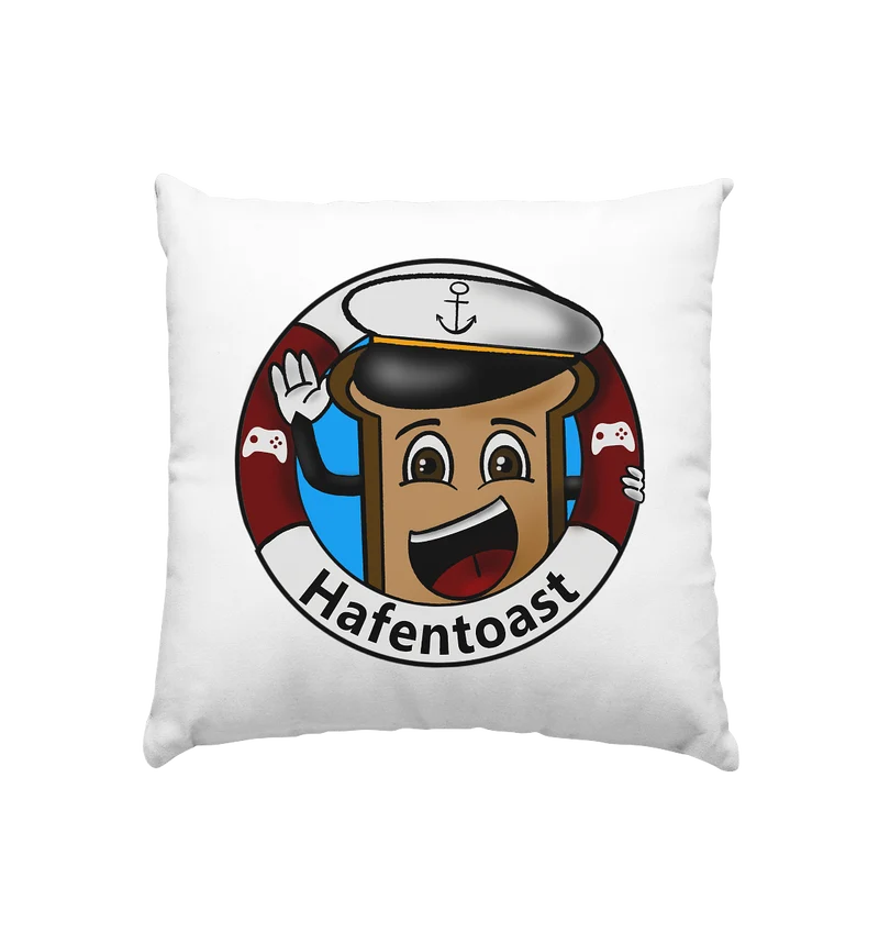 Hafentoast Logo - Kissen 40x40cm
