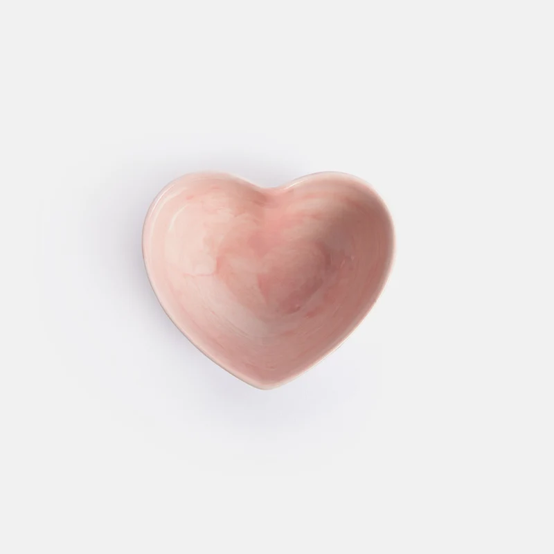 Heart Shape Spot Trinket Bowl