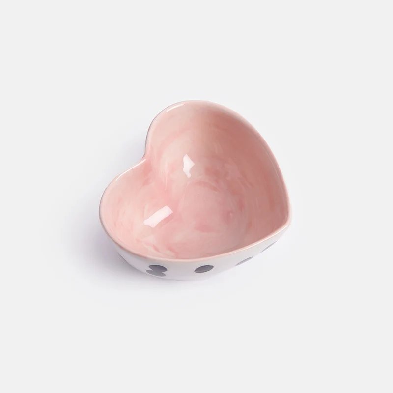 Heart Shape Spot Trinket Bowl