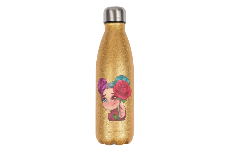 xLadyLikex Blume - Edelstahl Thermoflaschen / Thermobecher